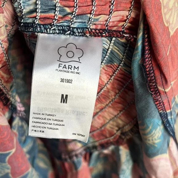 NEW FARM RIO GARDEN NAVY MINI SMOCKED DRESS - Picture 9 of 12